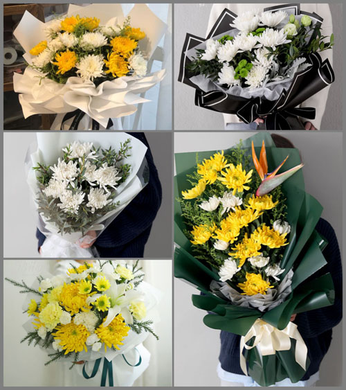 河南周口沈丘县大邢庄乡白事花束代送